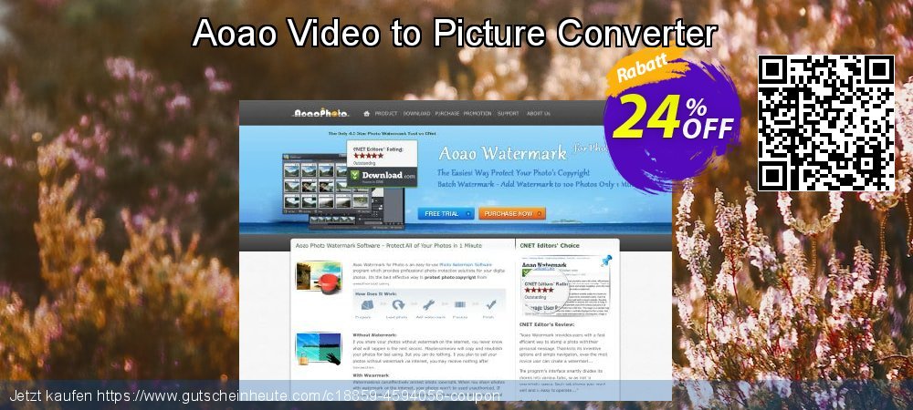 Aoao Video to Picture Converter umwerfende Ausverkauf Bildschirmfoto