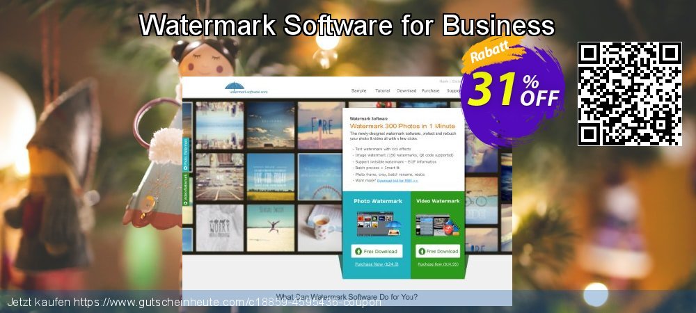Watermark Software for Business wunderbar Förderung Bildschirmfoto