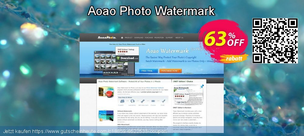 Aoao Photo Watermark super Preisreduzierung Bildschirmfoto