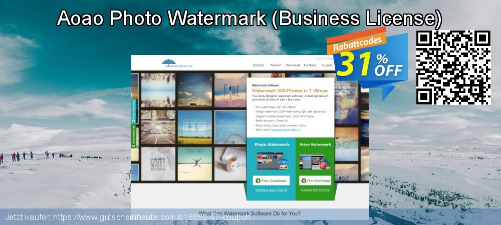 Aoao Photo Watermark - Business License  wunderbar Nachlass Bildschirmfoto
