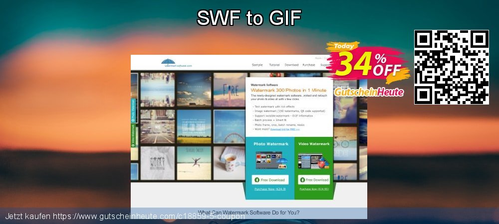 SWF to GIF uneingeschränkt Ermäßigungen Bildschirmfoto