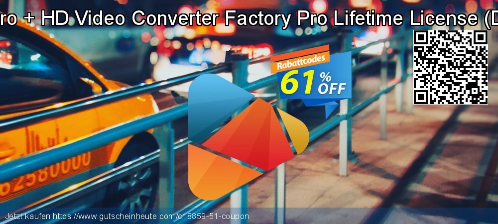 DVD Ripper Pro + HD Video Converter Factory Pro Lifetime License - Discount pack  verblüffend Verkaufsförderung Bildschirmfoto