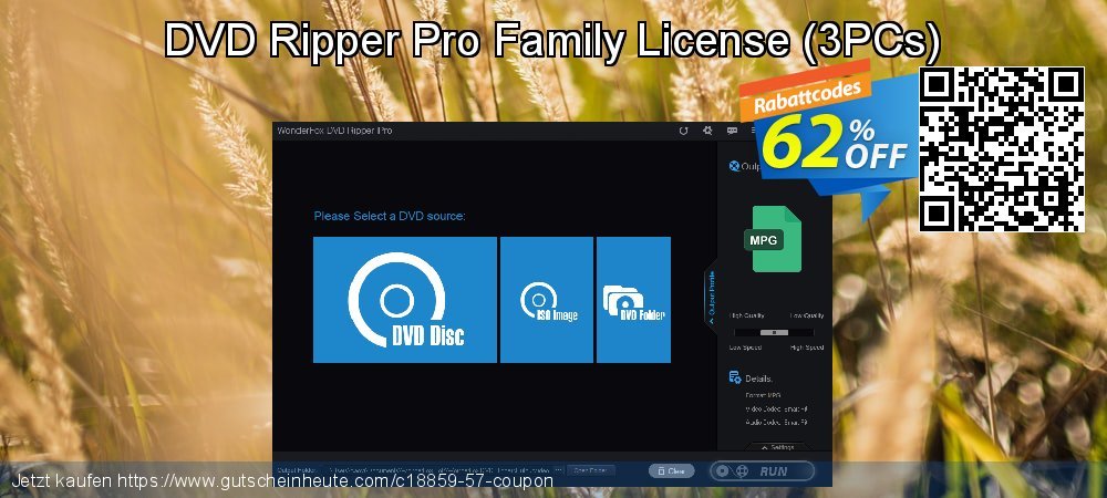 DVD Ripper Pro Family License - 3PCs  Exzellent Beförderung Bildschirmfoto