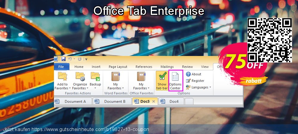 Office Tab Enterprise geniale Disagio Bildschirmfoto