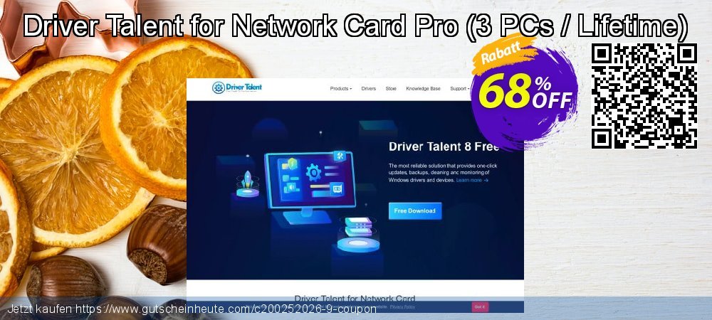 Driver Talent for Network Card Pro - 3 PCs / Lifetime  atemberaubend Angebote Bildschirmfoto