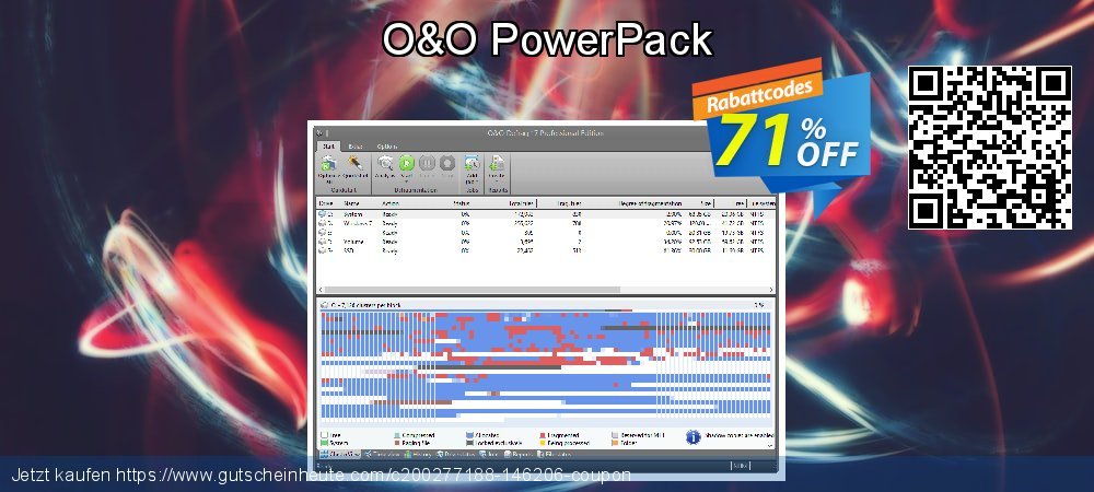 O&O PowerPack formidable Preisnachlässe Bildschirmfoto