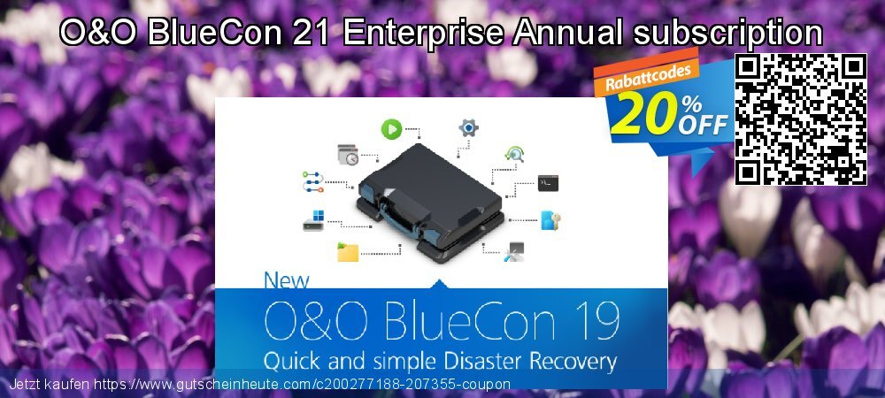 O&O BlueCon 21 Enterprise Annual subscription ausschließenden Preisnachlässe Bildschirmfoto