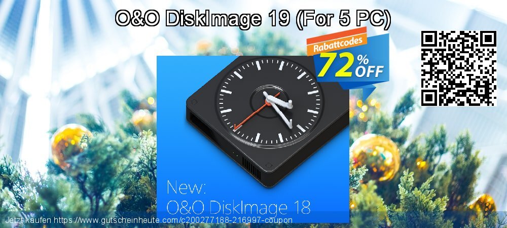 O&O DiskImage 19 - For 5 PC  besten Nachlass Bildschirmfoto