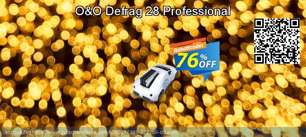 O&O Defrag 28 Professional geniale Preisnachlass Bildschirmfoto