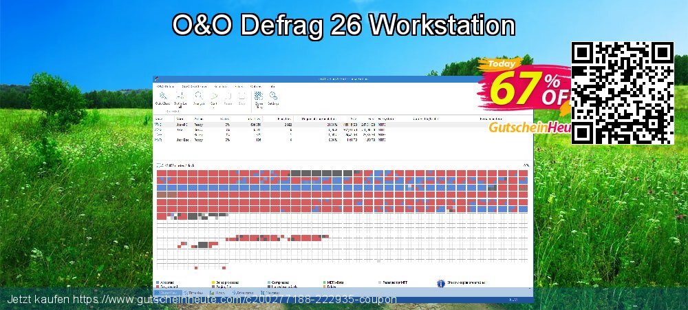 O&O Defrag 26 Workstation beeindruckend Ausverkauf Bildschirmfoto