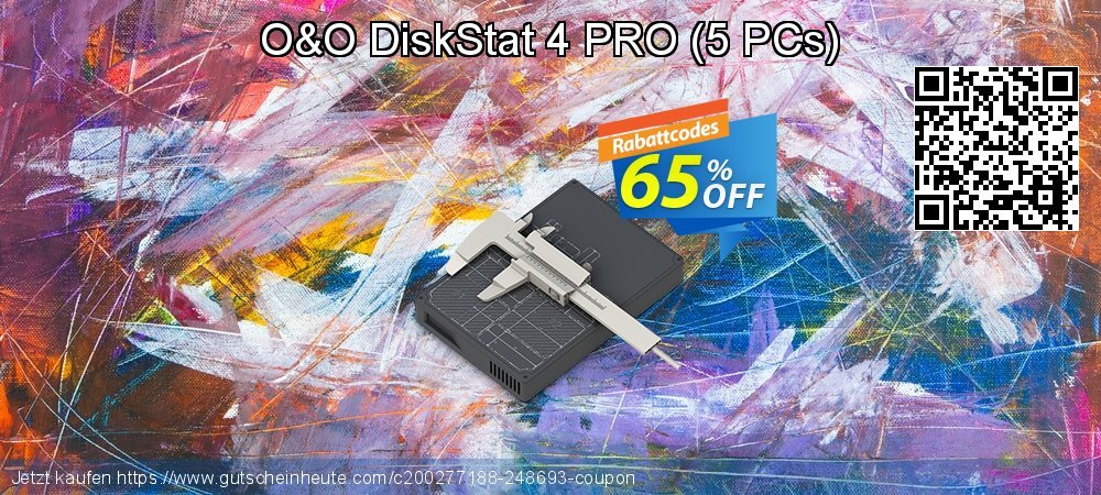 O&O DiskStat 4 PRO - 5 PCs  verwunderlich Preisnachlass Bildschirmfoto