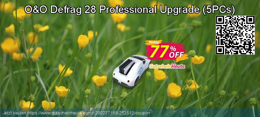 O&O Defrag 28 Professional Upgrade - 5PCs  uneingeschränkt Promotionsangebot Bildschirmfoto