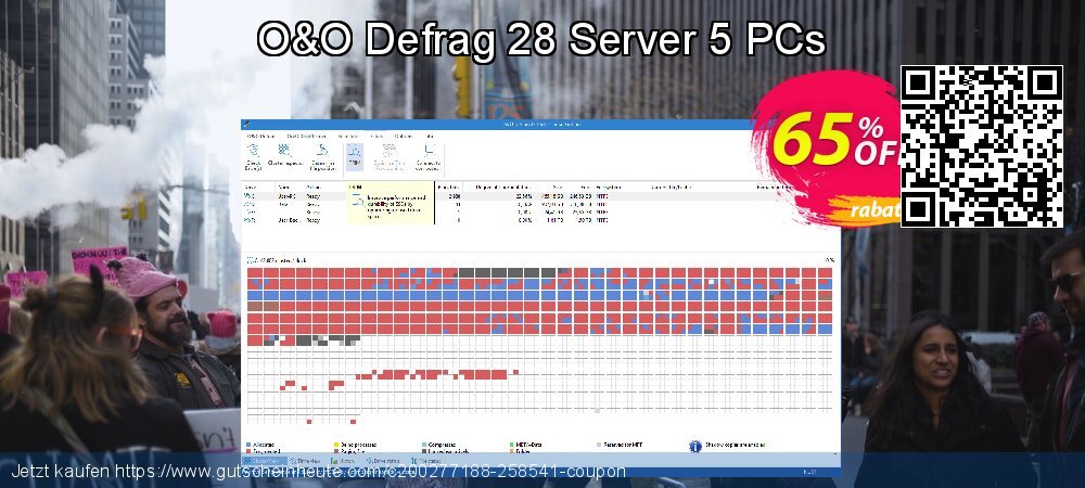 O&O Defrag 28 Server 5 PCs fantastisch Ermäßigungen Bildschirmfoto