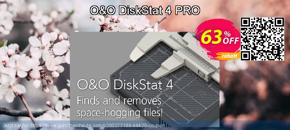 O&O DiskStat 4 PRO überraschend Verkaufsförderung Bildschirmfoto