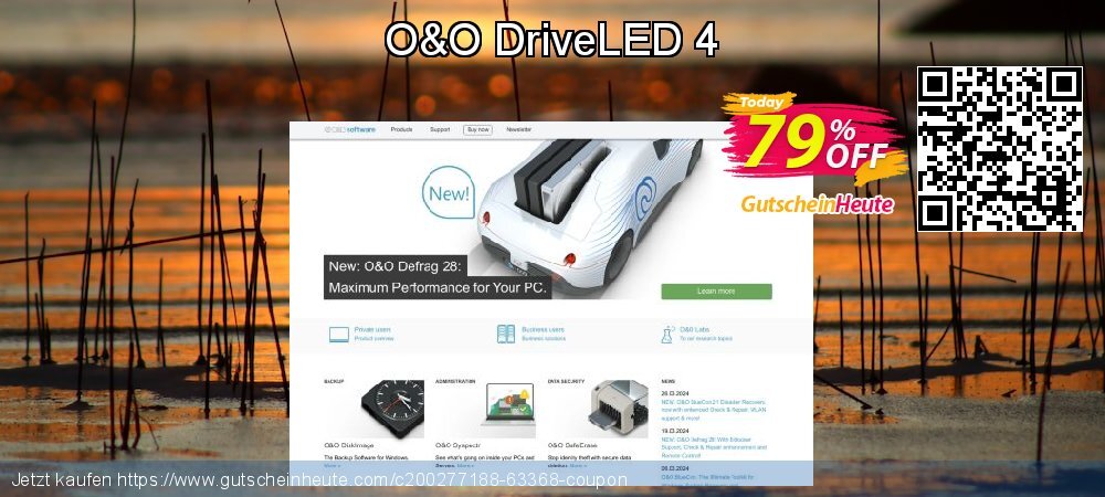 O&O DriveLED 4 aufregenden Preisnachlässe Bildschirmfoto