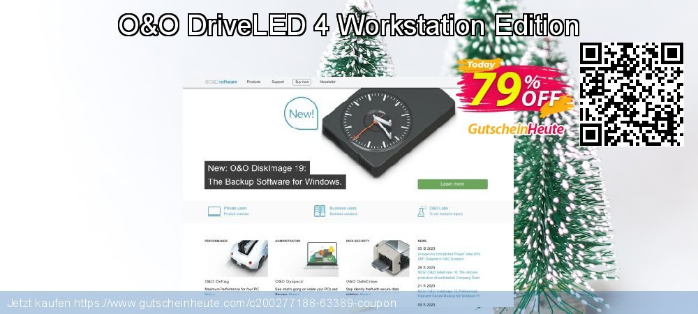 O&O DriveLED 4 Workstation Edition wunderschön Diskont Bildschirmfoto