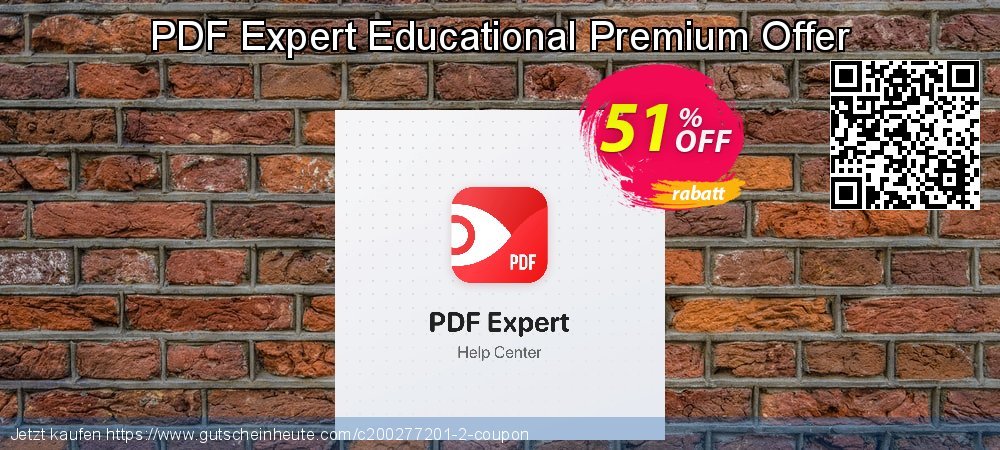 PDF Expert Educational Premium Offer ausschließenden Ausverkauf Bildschirmfoto