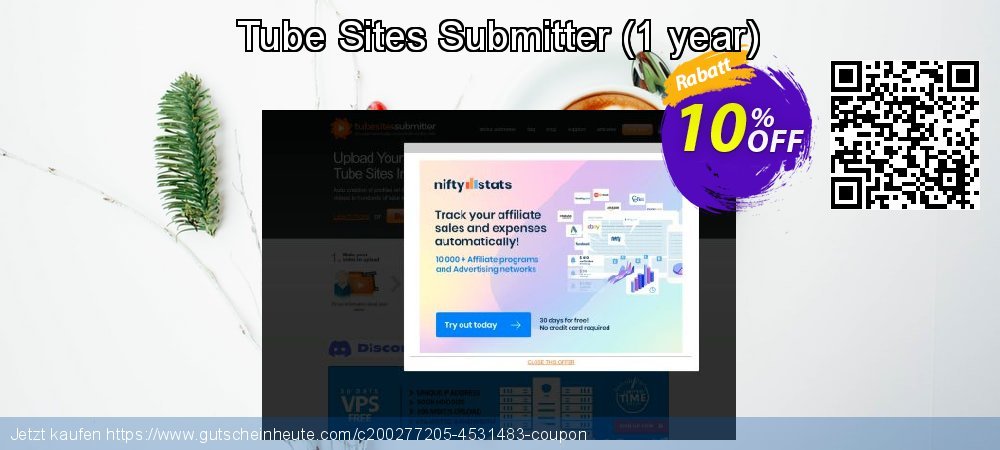 Tube Sites Submitter - 1 year  unglaublich Ermäßigung Bildschirmfoto