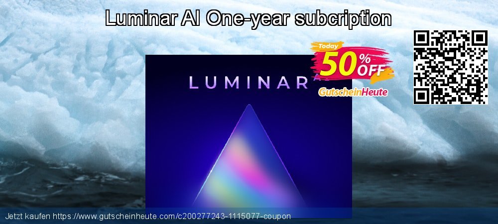 Luminar AI One-year subcription ausschließlich Disagio Bildschirmfoto