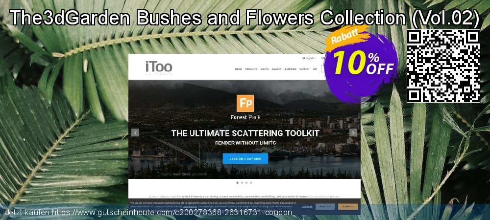 The3dGarden Bushes and Flowers Collection - Vol.02  super Förderung Bildschirmfoto
