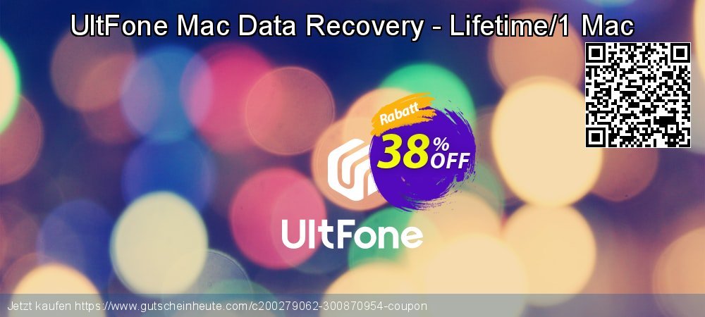 UltFone Mac Data Recovery - Lifetime/1 Mac wunderschön Preisreduzierung Bildschirmfoto