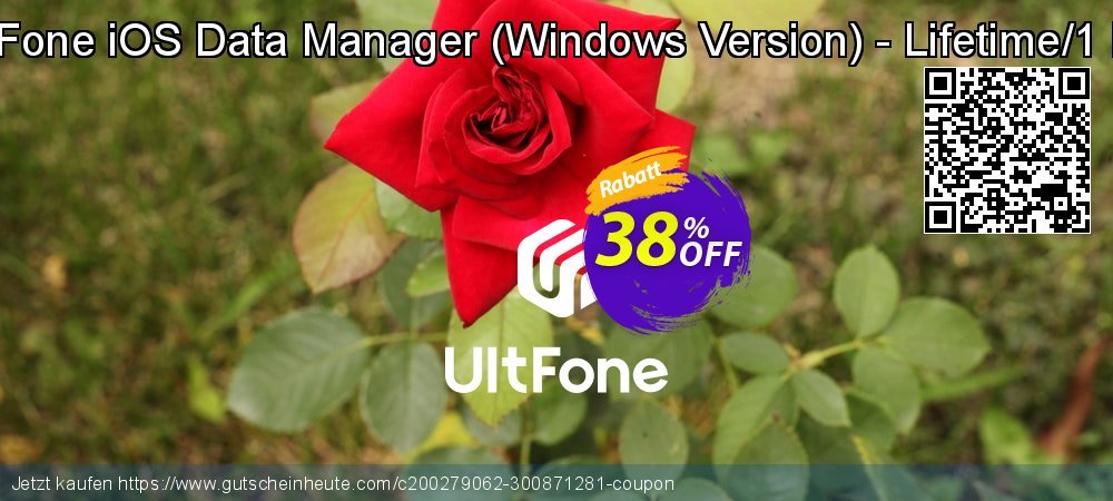 UltFone iOS Data Manager - Windows Version - Lifetime/1 PC klasse Sale Aktionen Bildschirmfoto