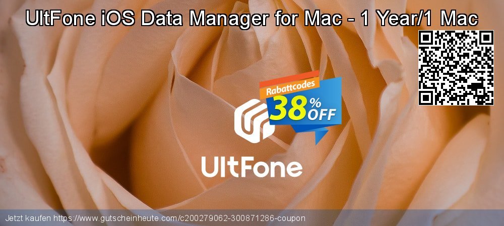 UltFone iOS Data Manager for Mac - 1 Year/1 Mac besten Promotionsangebot Bildschirmfoto