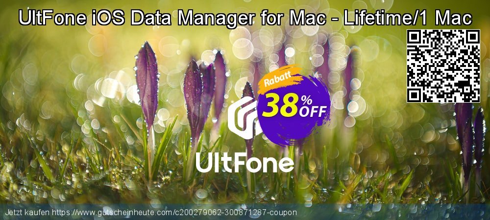 UltFone iOS Data Manager for Mac - Lifetime/1 Mac Sonderangebote Nachlass Bildschirmfoto