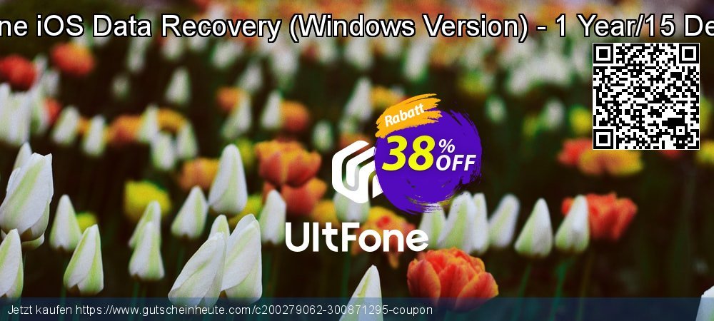UltFone iOS Data Recovery - Windows Version - 1 Year/15 Devices wunderschön Preisnachlass Bildschirmfoto