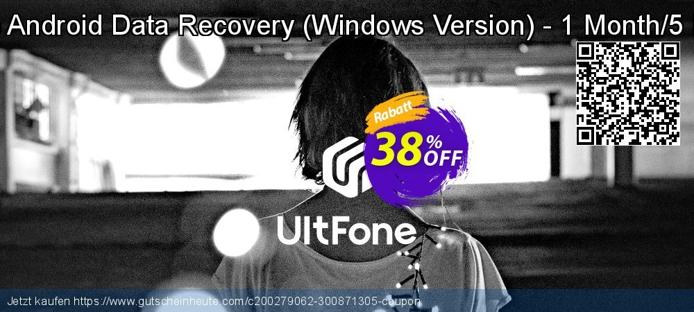UltFone Android Data Recovery - Windows Version - 1 Month/5 Devices aufregenden Diskont Bildschirmfoto