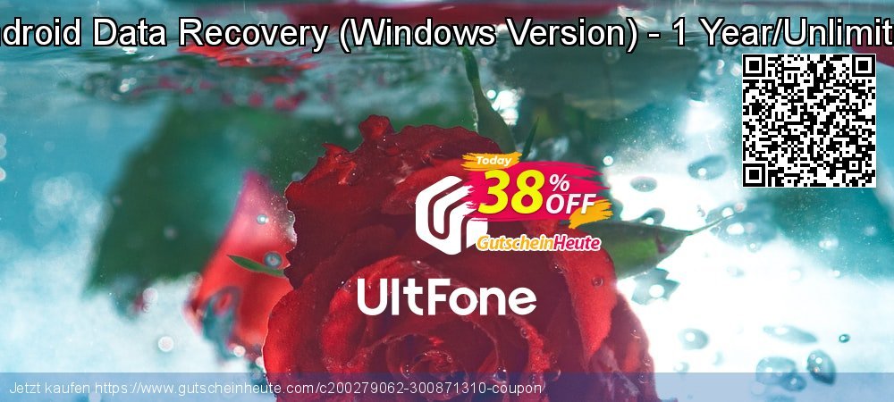 UltFone Android Data Recovery - Windows Version - 1 Year/Unlimited Devices genial Außendienst-Promotions Bildschirmfoto