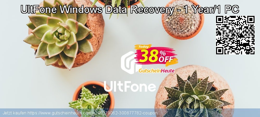 UltFone Windows Data Recovery - 1 Year/1 PC beeindruckend Diskont Bildschirmfoto