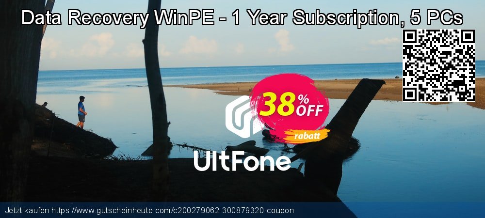 UltFone Data Recovery WinPE - 1 Year Subscription, 5 PCs großartig Förderung Bildschirmfoto