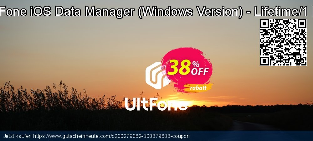 UltFone iOS Data Manager - Windows Version - Lifetime/1 PC Sonderangebote Disagio Bildschirmfoto