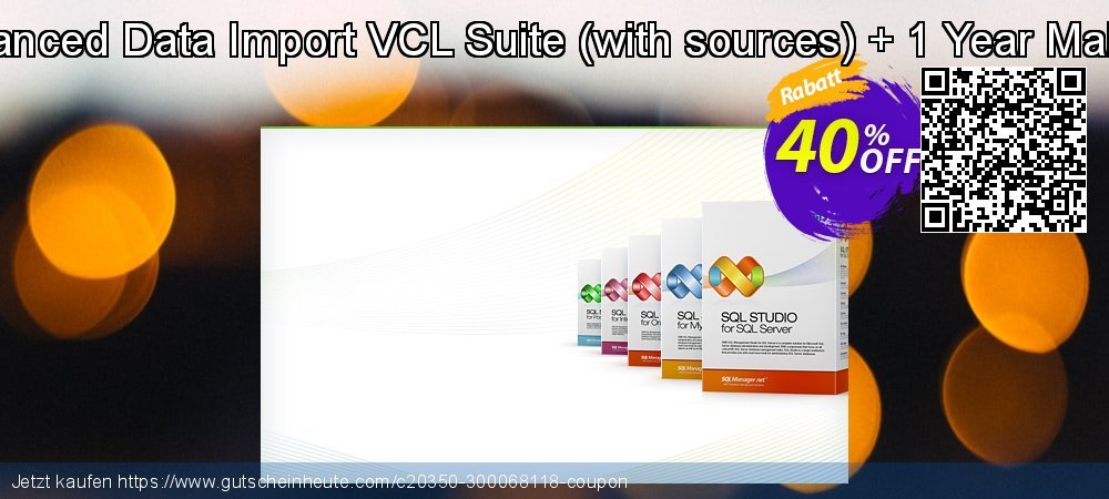 EMS Advanced Data Import VCL Suite - with sources + 1 Year Maintenance großartig Disagio Bildschirmfoto