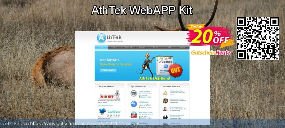 AthTek WebAPP Kit uneingeschränkt Preisnachlass Bildschirmfoto