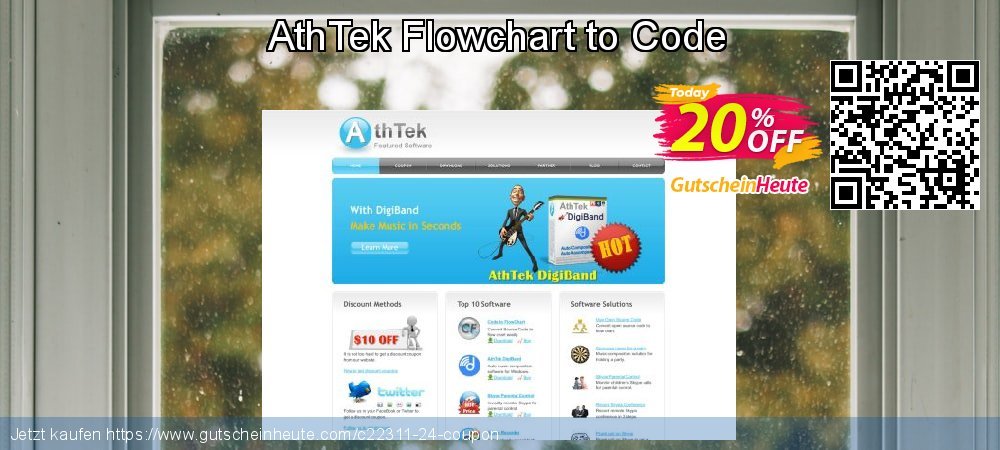 AthTek Flowchart to Code ausschließenden Beförderung Bildschirmfoto