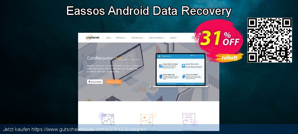 Eassos Android Data Recovery genial Disagio Bildschirmfoto