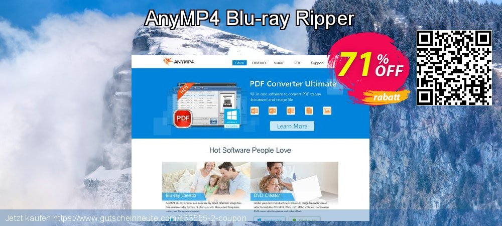 AnyMP4 Blu-ray Ripper toll Außendienst-Promotions Bildschirmfoto
