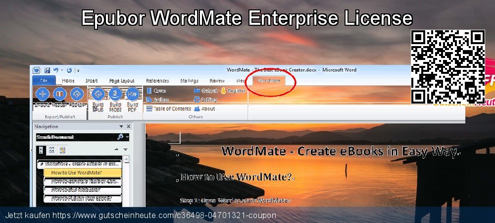Epubor WordMate Enterprise License umwerfenden Ausverkauf Bildschirmfoto