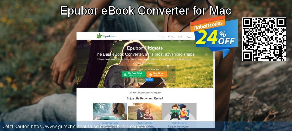 Epubor eBook Converter for Mac fantastisch Angebote Bildschirmfoto