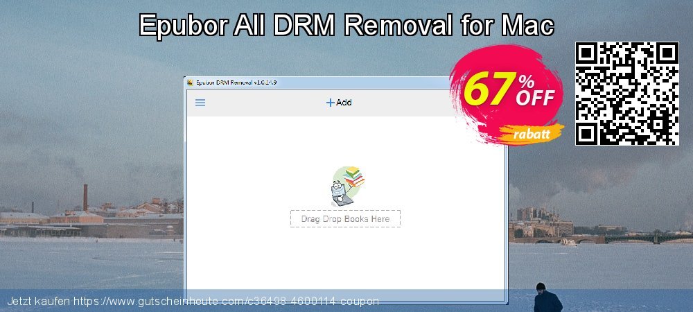 Epubor All DRM Removal for Mac erstaunlich Beförderung Bildschirmfoto