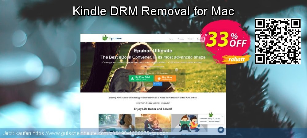 Kindle DRM Removal for Mac super Diskont Bildschirmfoto