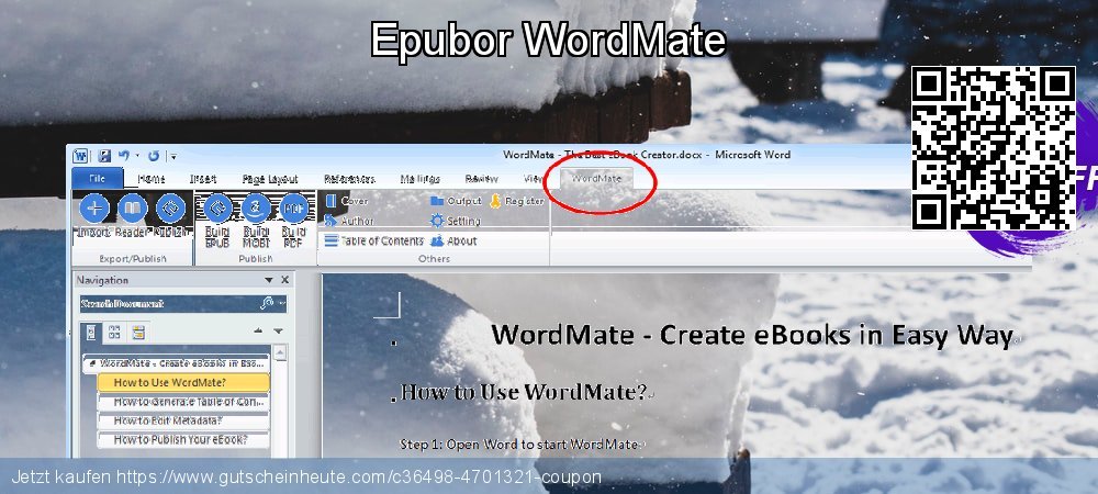 Epubor WordMate spitze Promotionsangebot Bildschirmfoto