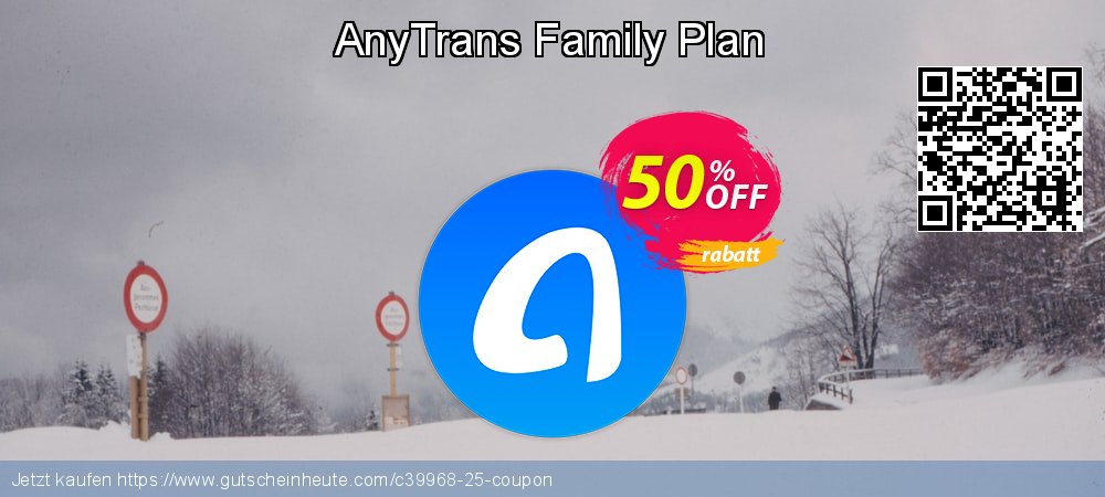 AnyTrans Family Plan Sonderangebote Ausverkauf Bildschirmfoto