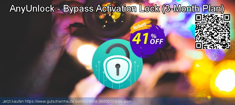 AnyUnlock - Bypass Activation Lock - 3-Month Plan  verwunderlich Rabatt Bildschirmfoto