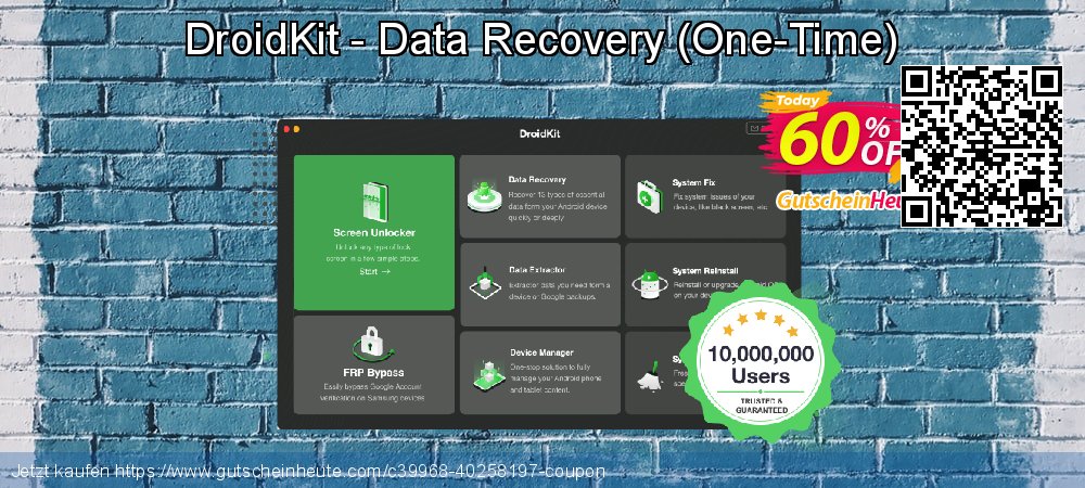 DroidKit - Data Recovery - One-Time  genial Ermäßigung Bildschirmfoto