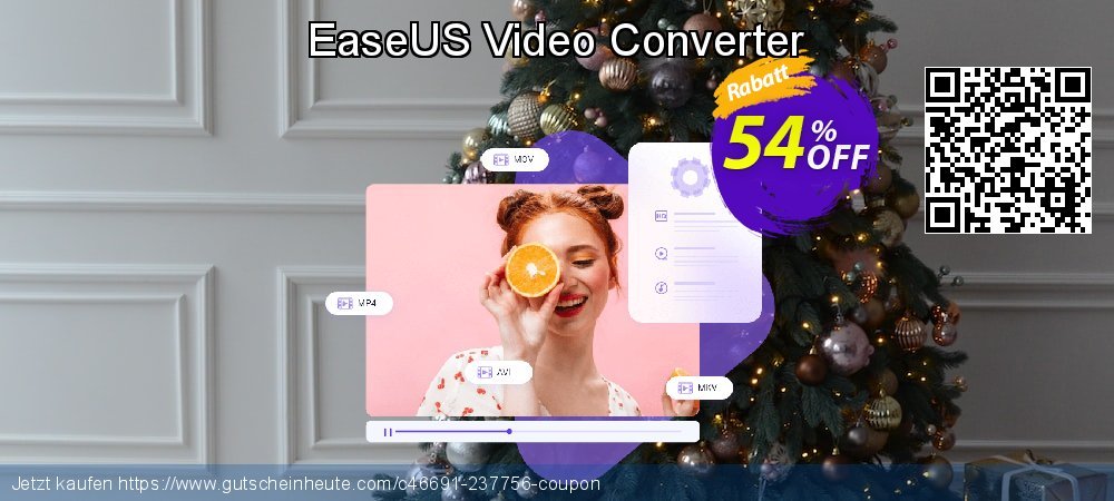 EaseUS Video Converter unglaublich Preisreduzierung Bildschirmfoto