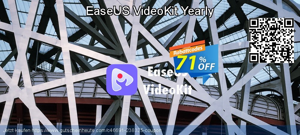 EaseUS VideoKit Yearly verwunderlich Angebote Bildschirmfoto