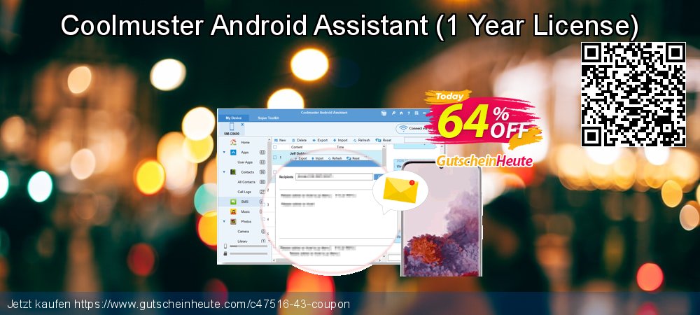 Coolmuster Android Assistant - 1 Year License  besten Außendienst-Promotions Bildschirmfoto